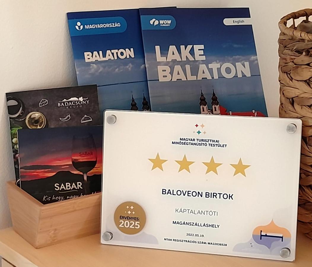 Baloveon Birtok Kaptalantoti Ngoại thất bức ảnh